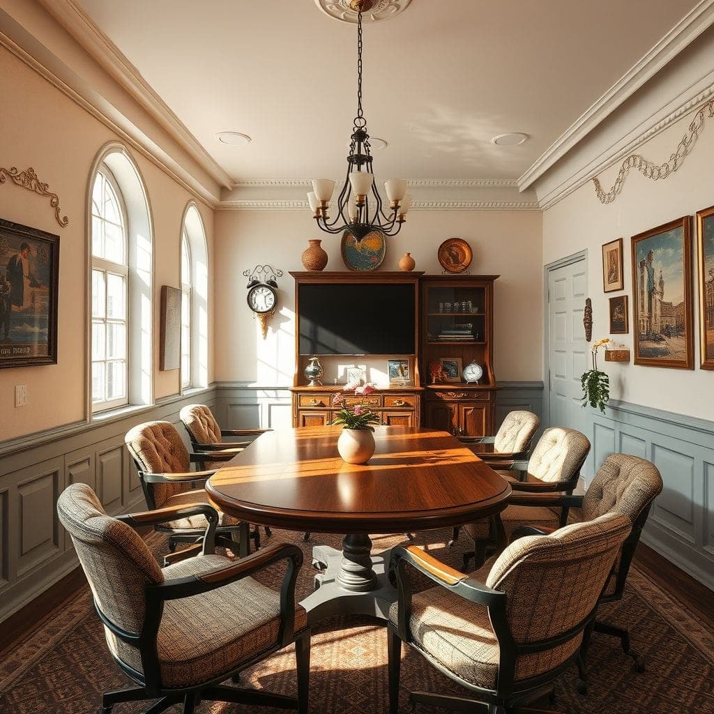 Vintage Meeting Room design example 4