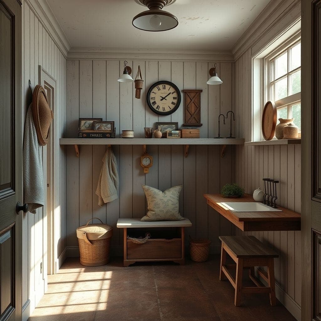 Vintage Mudroom design example 2