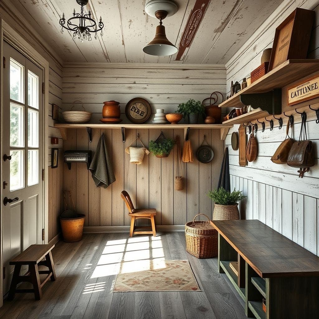 Vintage Mudroom design example 3