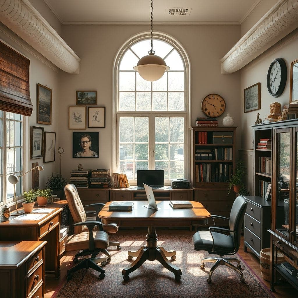Vintage Office design example 1