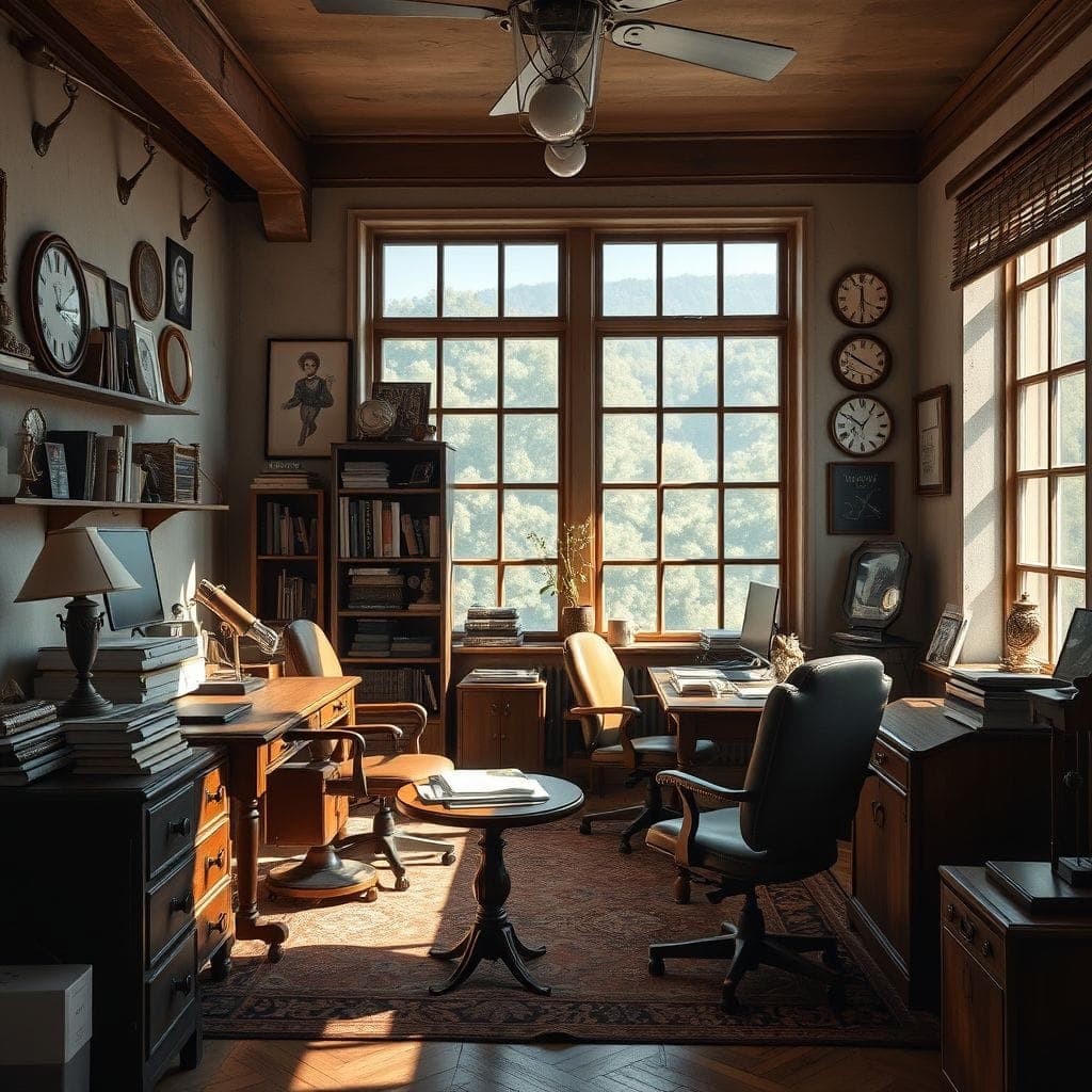 Vintage Office design example 3