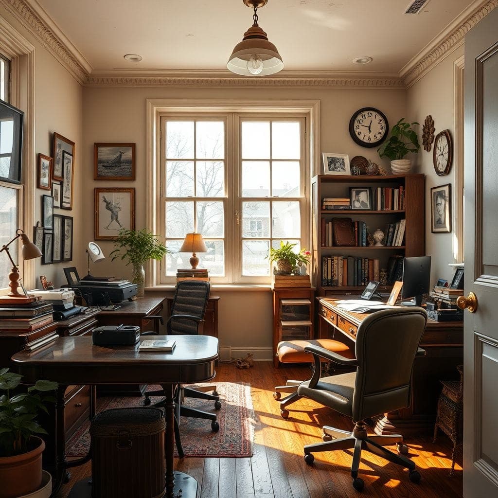 Vintage Office design example 4
