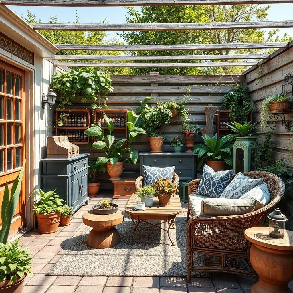 Vintage Outdoor Garden design example 1