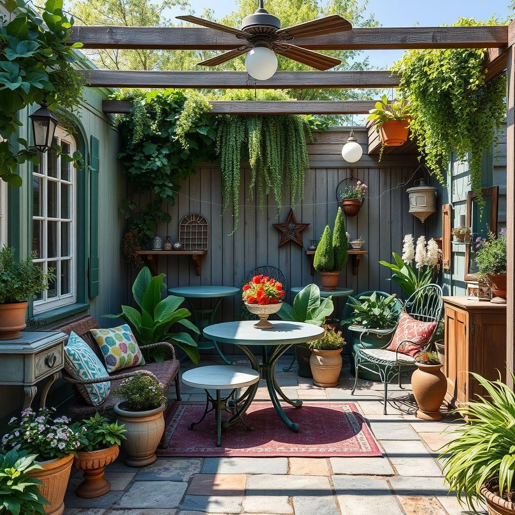 Vintage Outdoor Garden design example 3