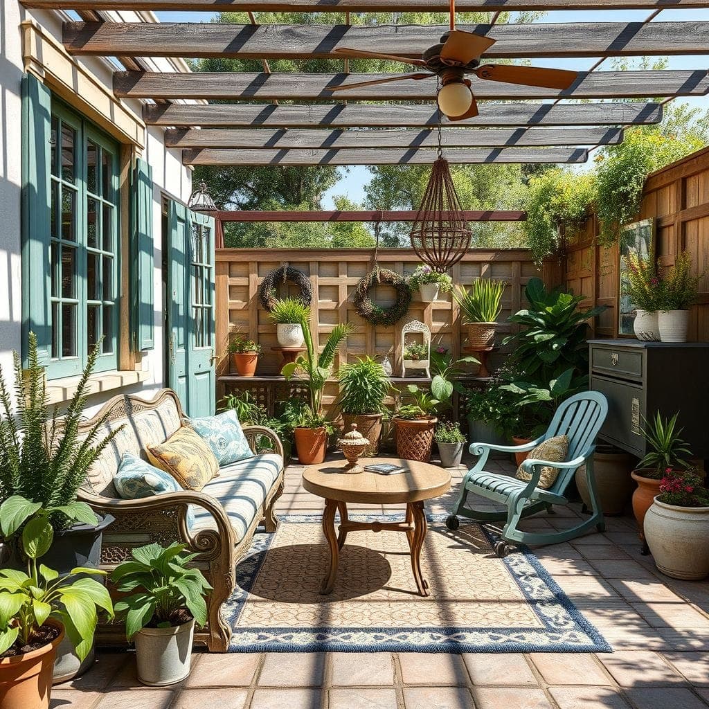 Vintage Outdoor Garden design example 4