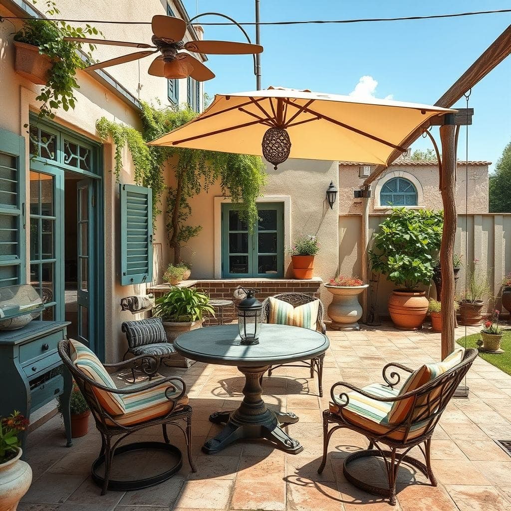 Vintage Outdoor Patio design example 1