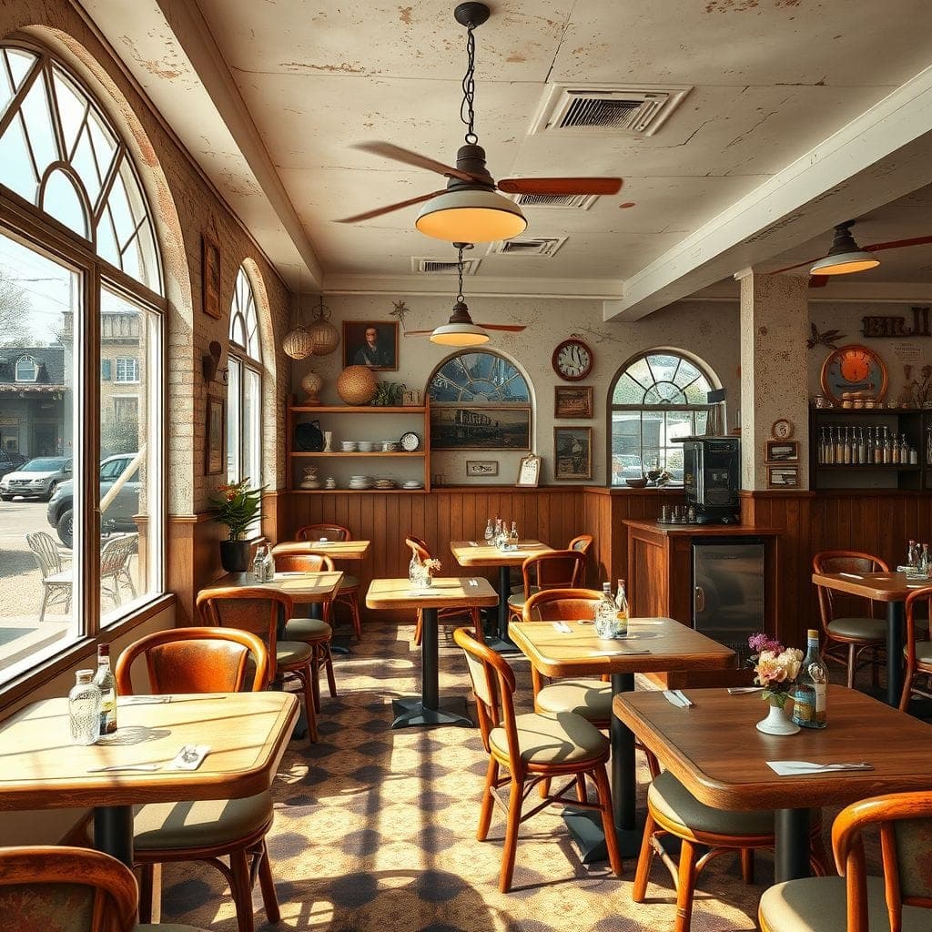 Vintage Restaurant design example 3