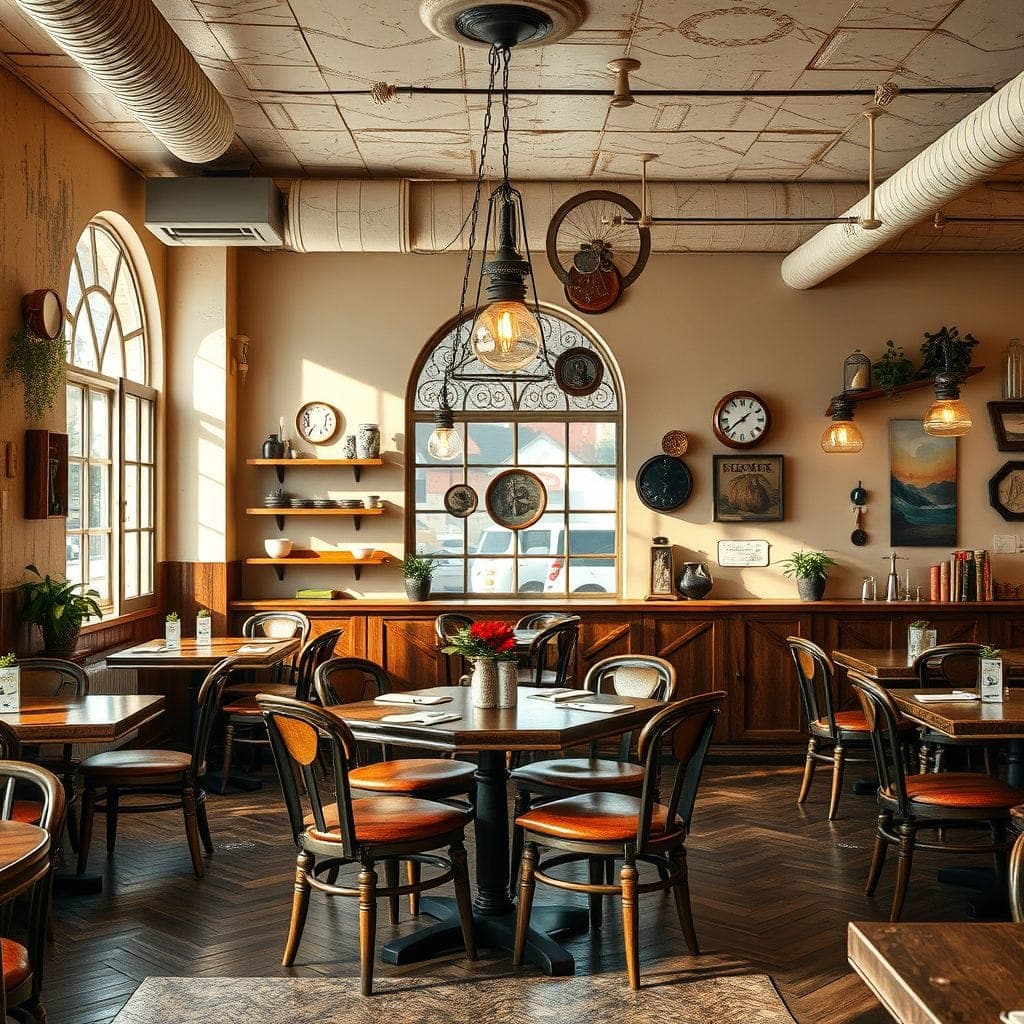 Vintage Restaurant design example 4