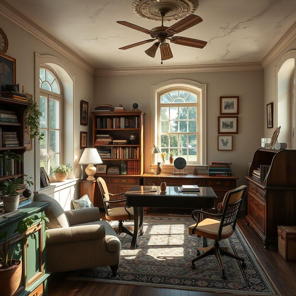 Vintage Study Room design example 2