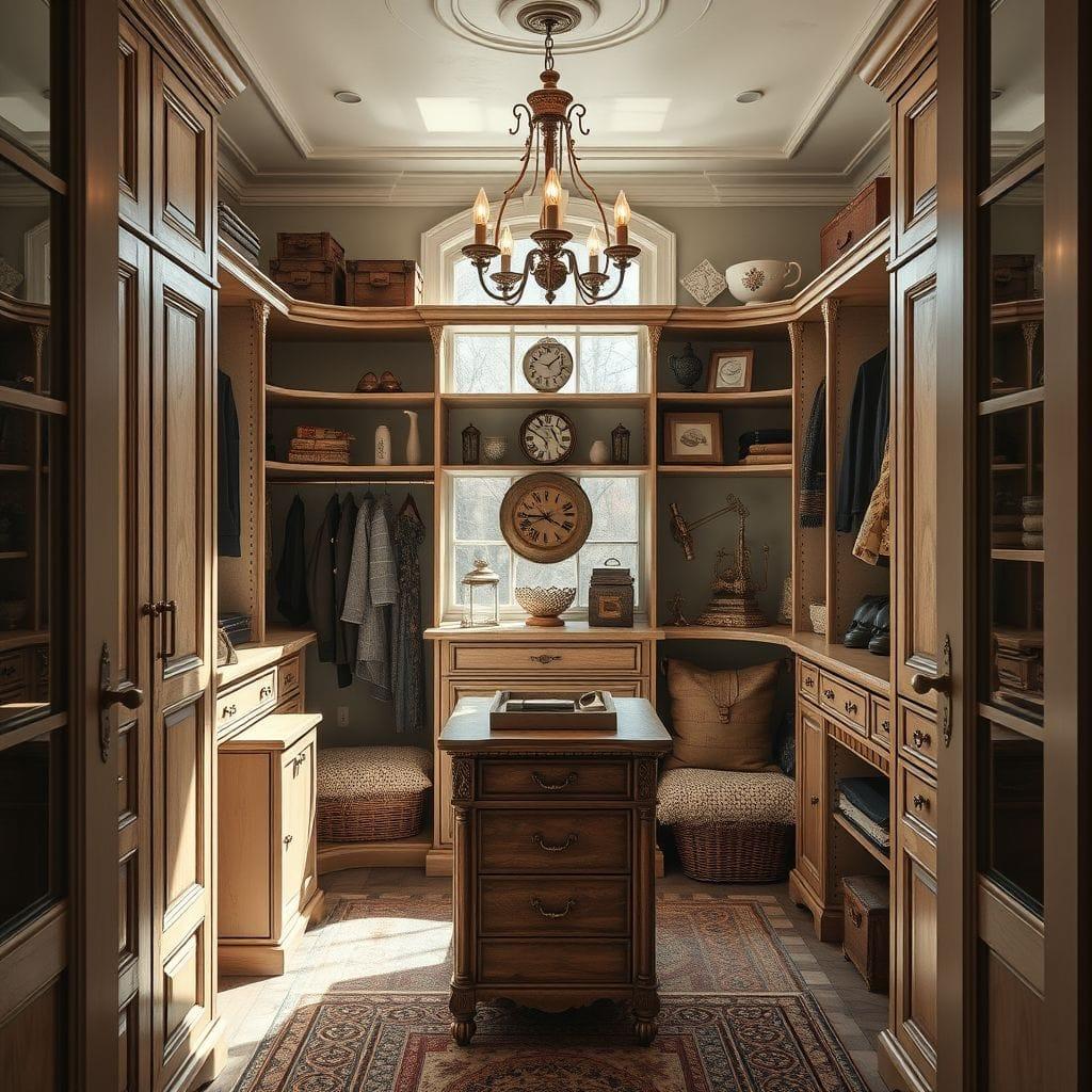 Vintage Walk-in Closet design example 2
