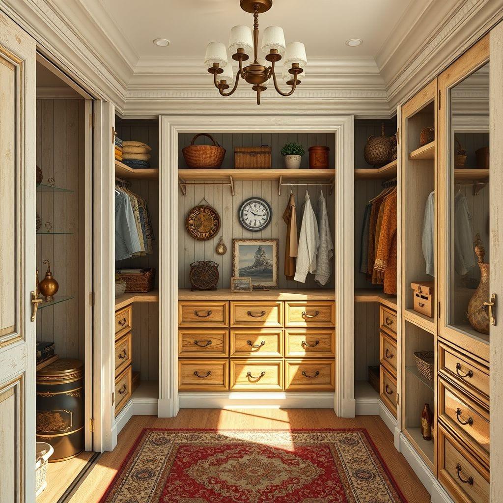 Vintage Walk-in Closet design example 3