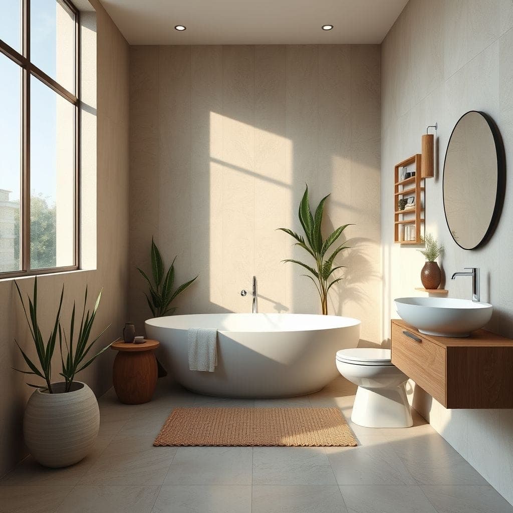 Zen Bathroom design example 2