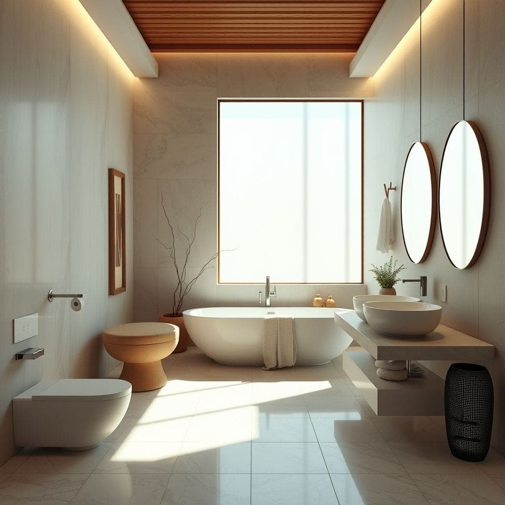 Zen Bathroom design example 4
