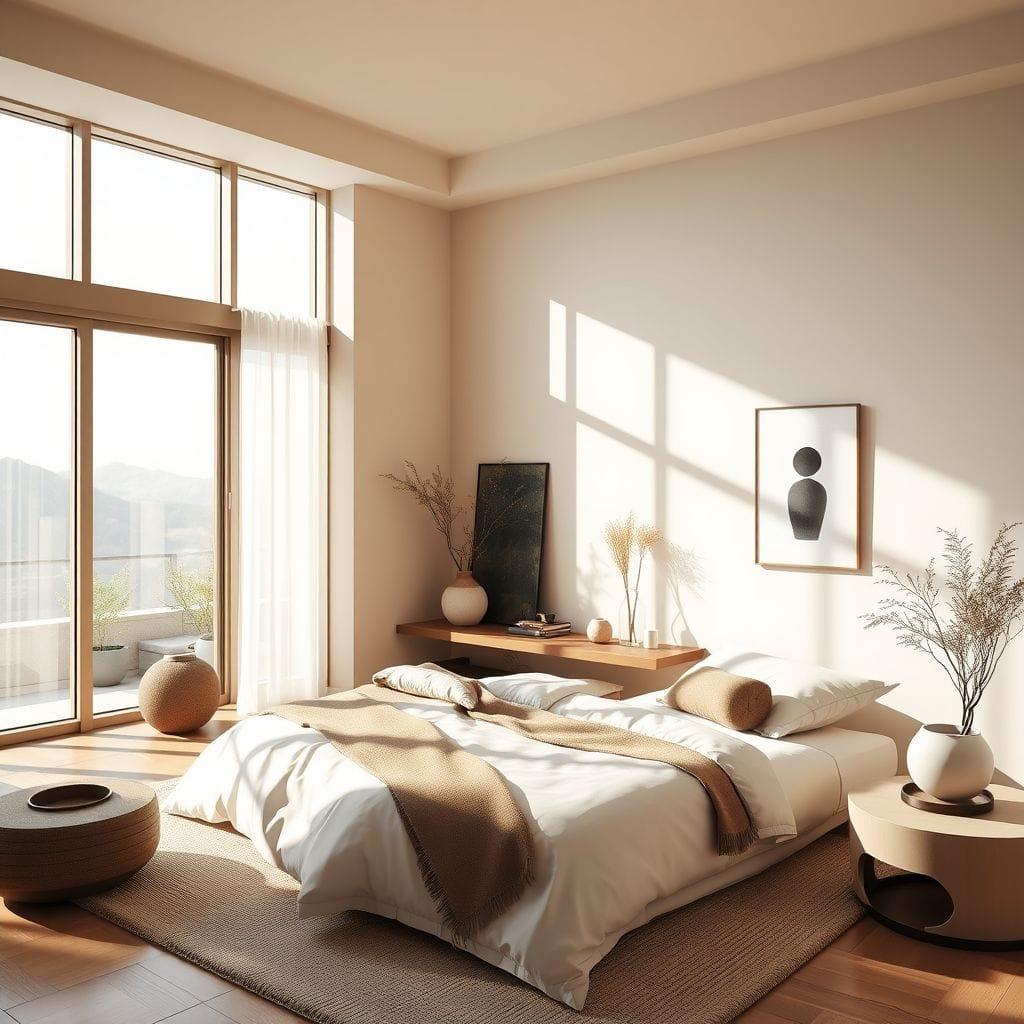 Zen Bedroom design example 1