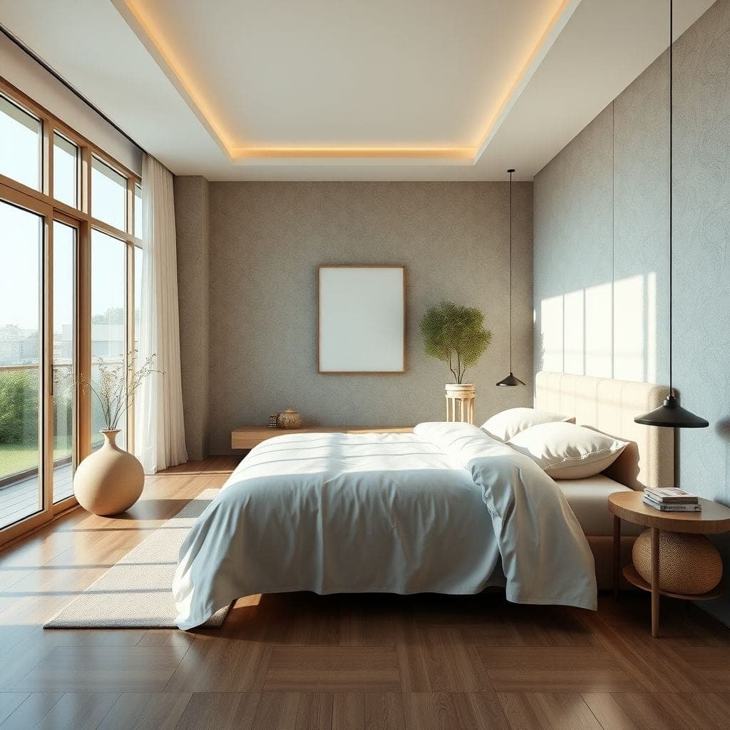 Zen Bedroom design example 4