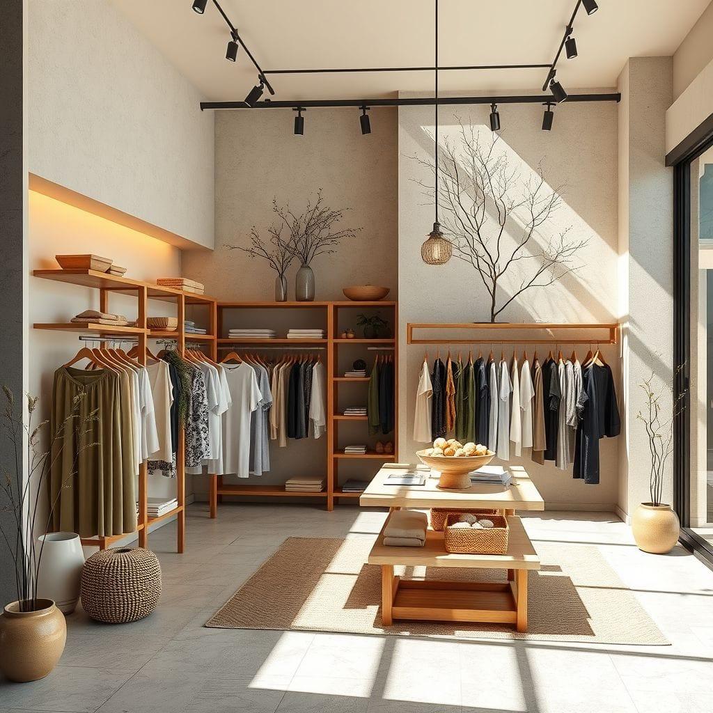 Zen Clothing Store design example 1