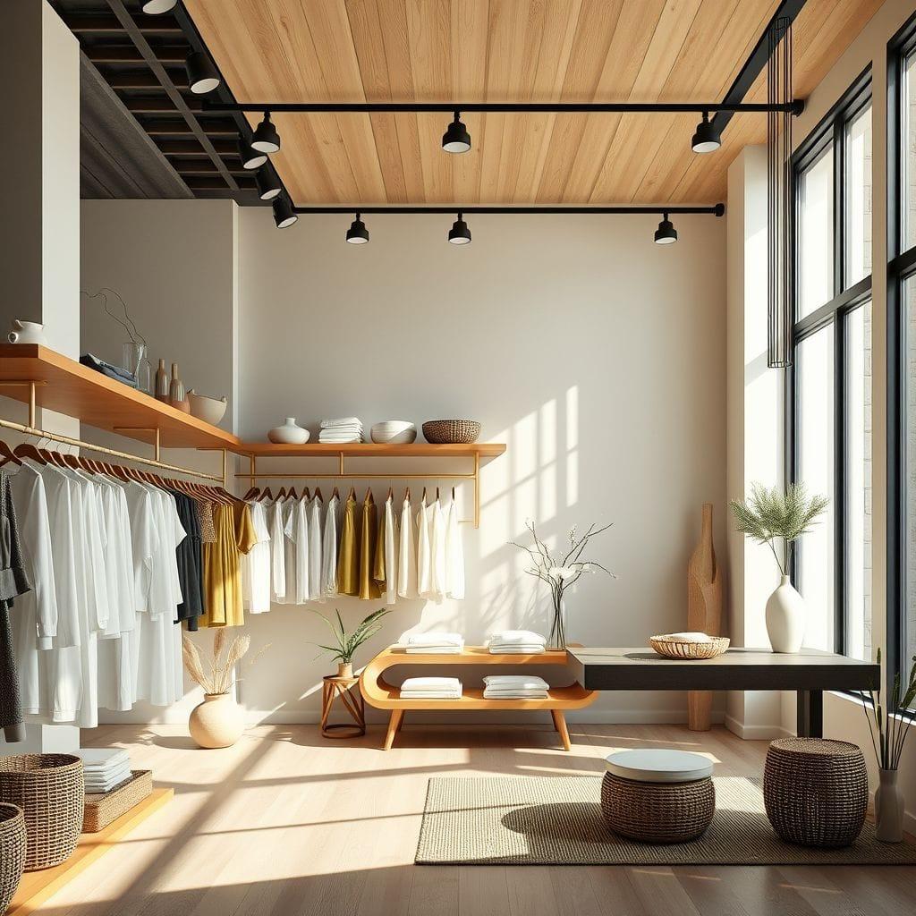 Zen Clothing Store design example 2
