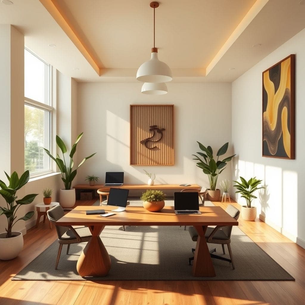 Zen Coworking Space design example 1