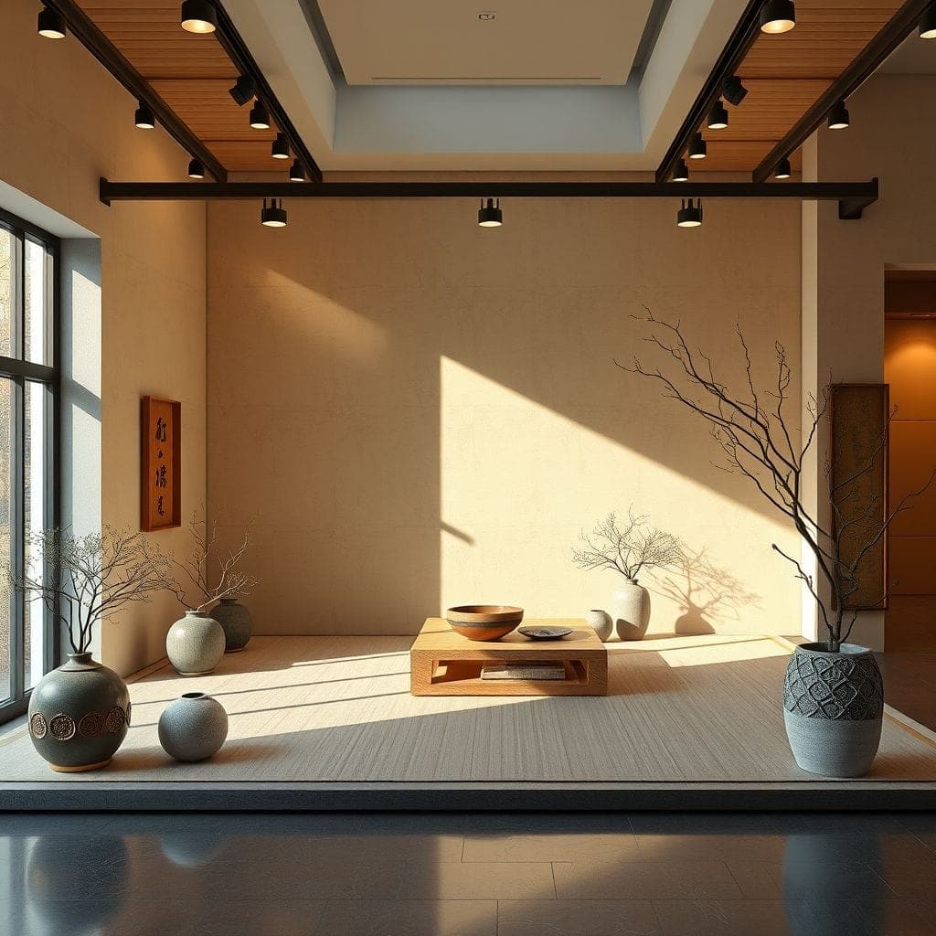Zen Exhibition Space design example 2
