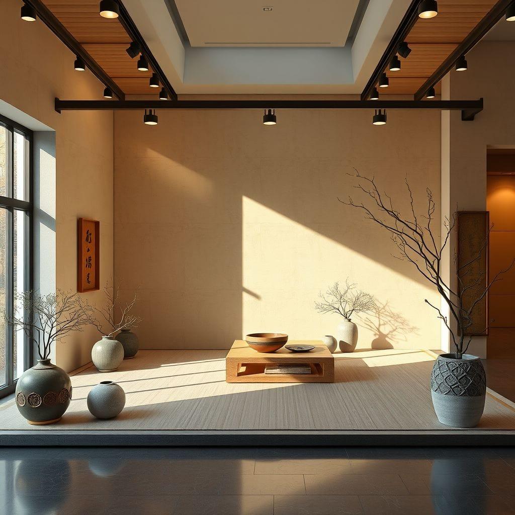 Zen Exhibition Space design example 2