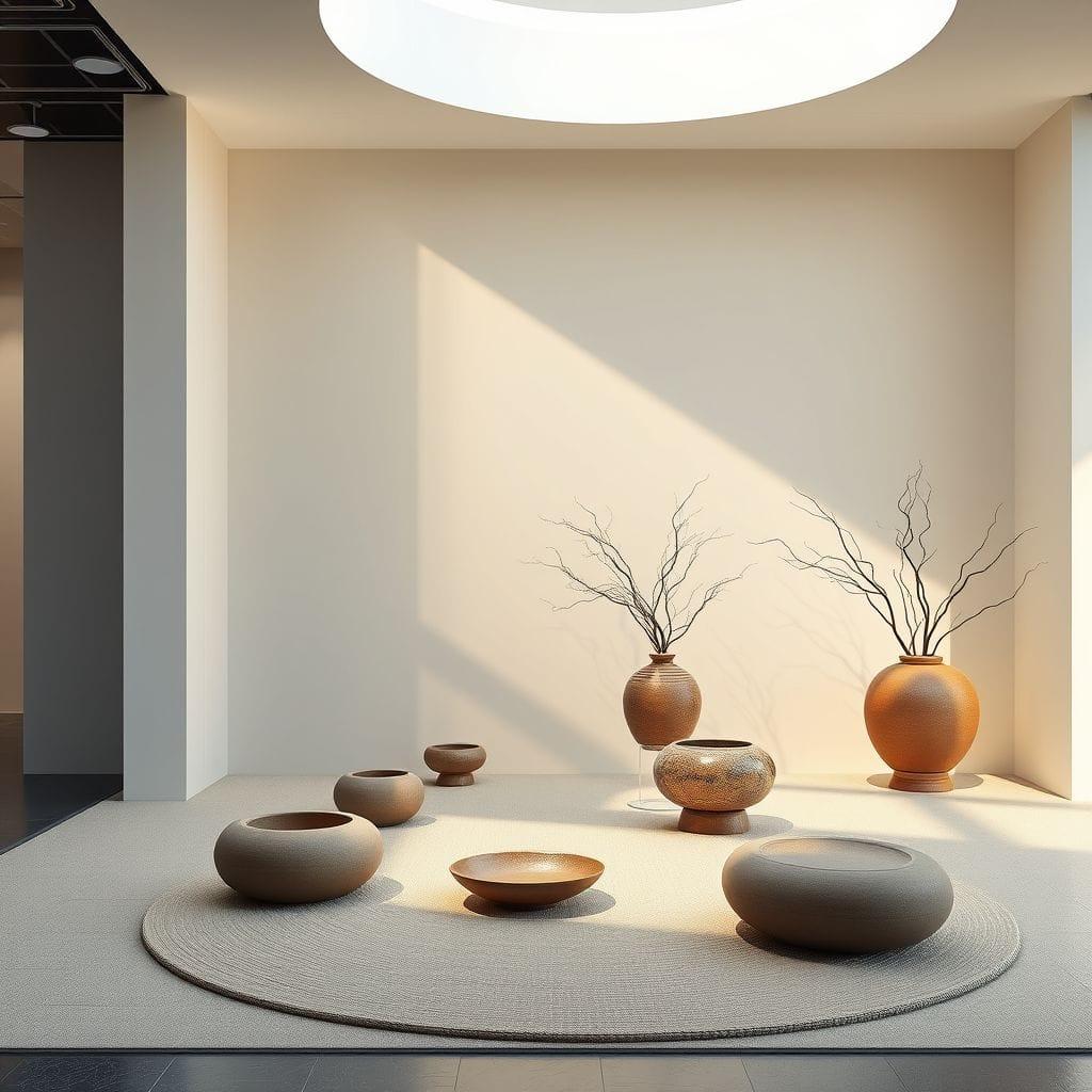 Zen Exhibition Space design example 4