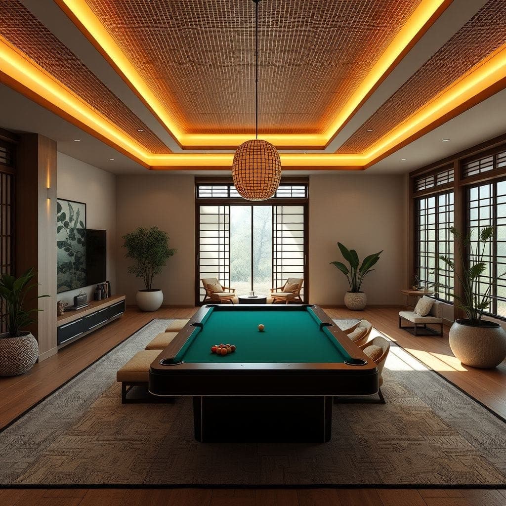 Zen Game Room design example 2