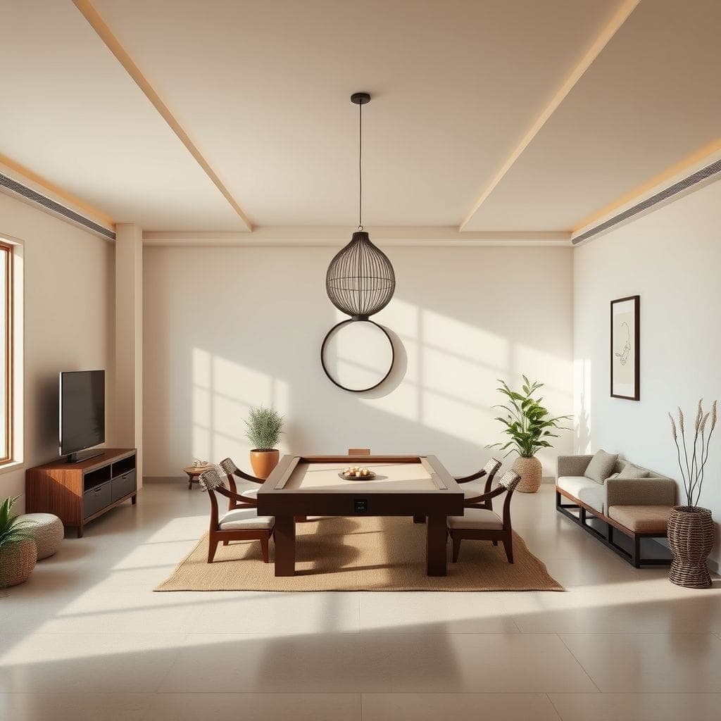 Zen Game Room design example 4