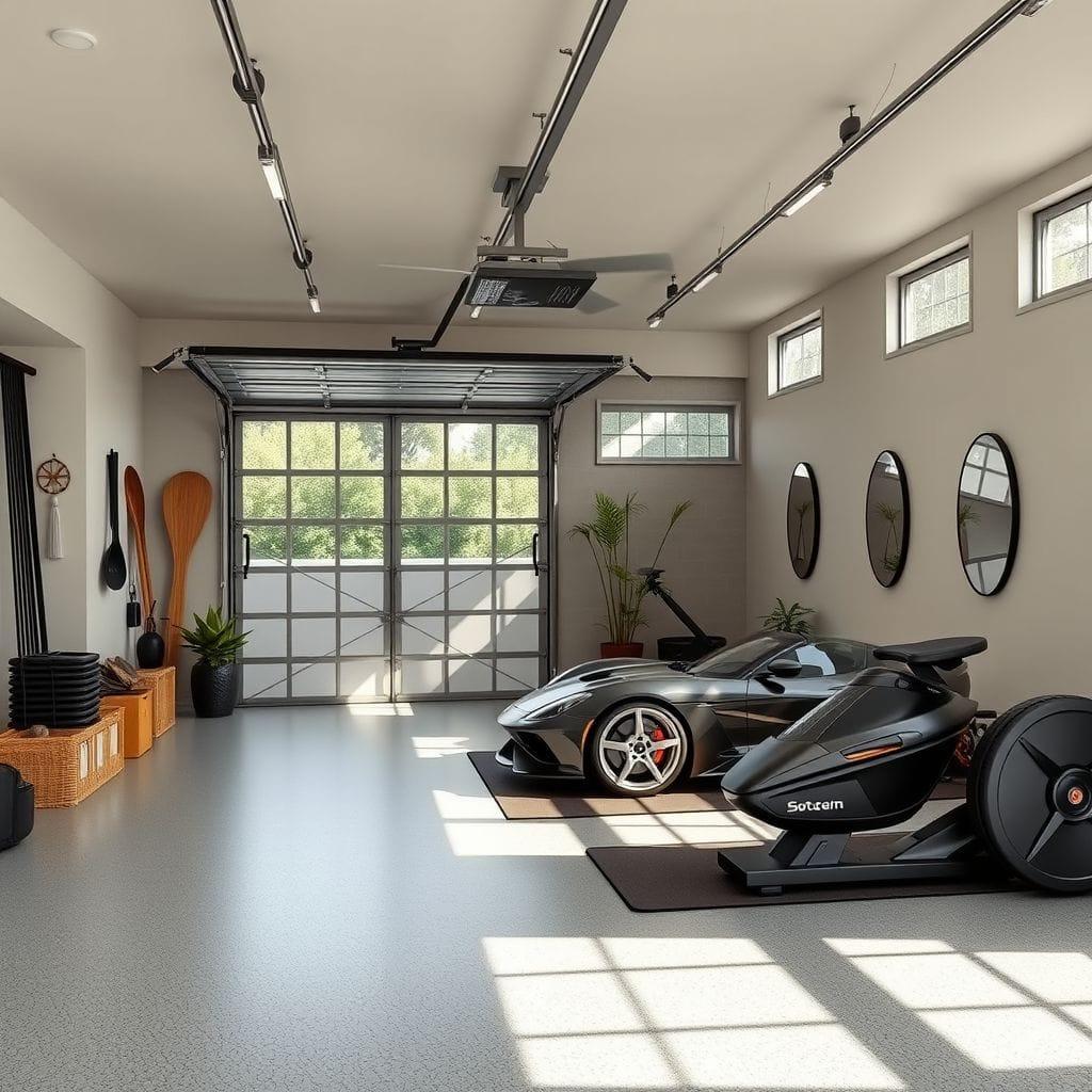 Zen Garage Gym design example 2