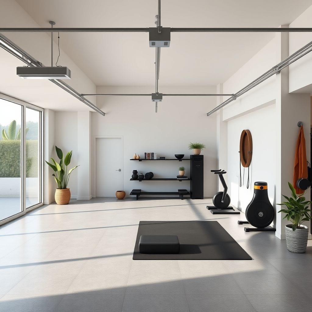 Zen Garage Gym design example 3