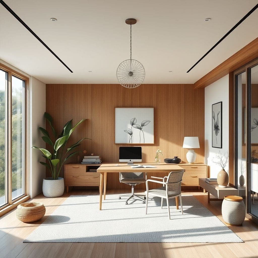 Zen Home Office design example 2