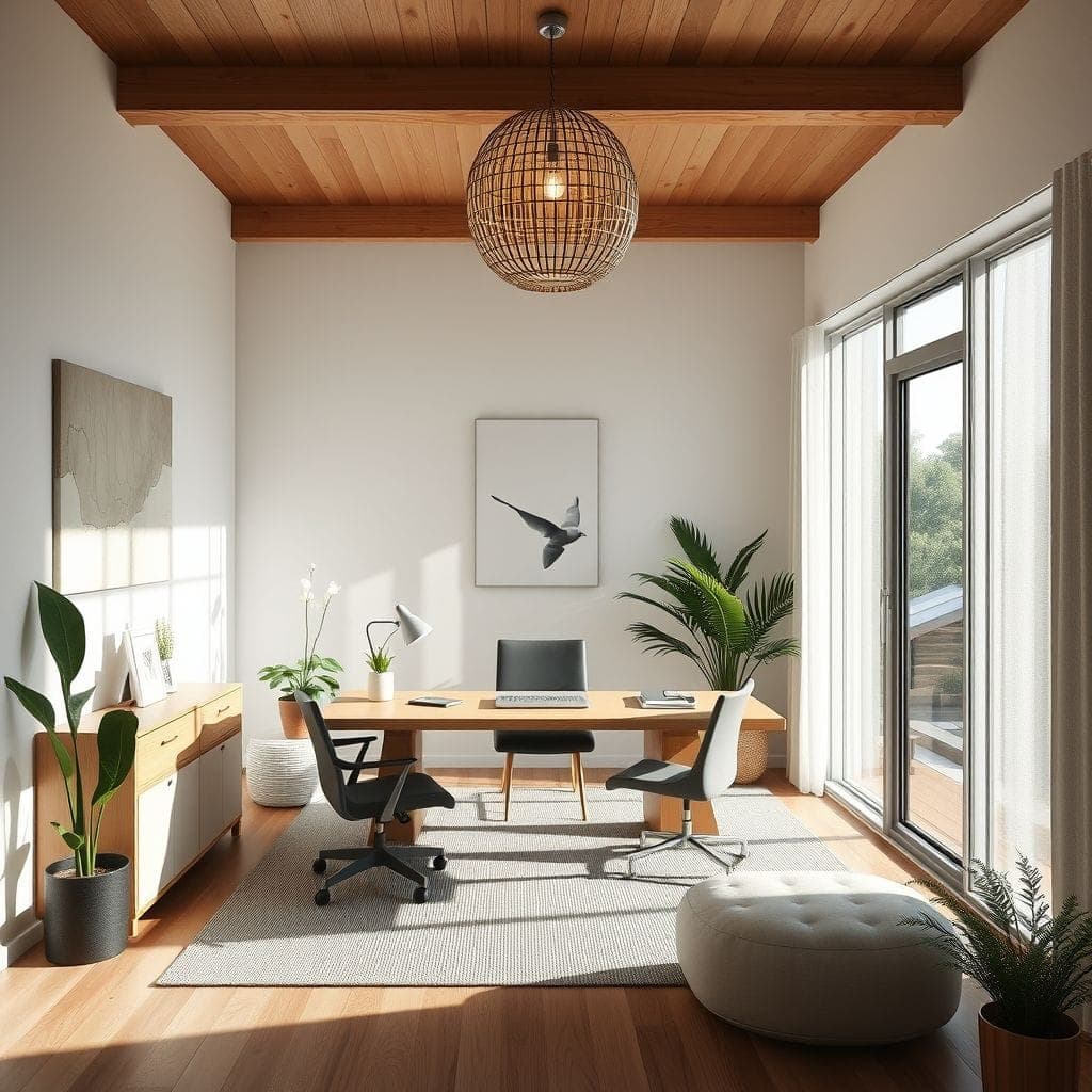 Zen Home Office design example 4