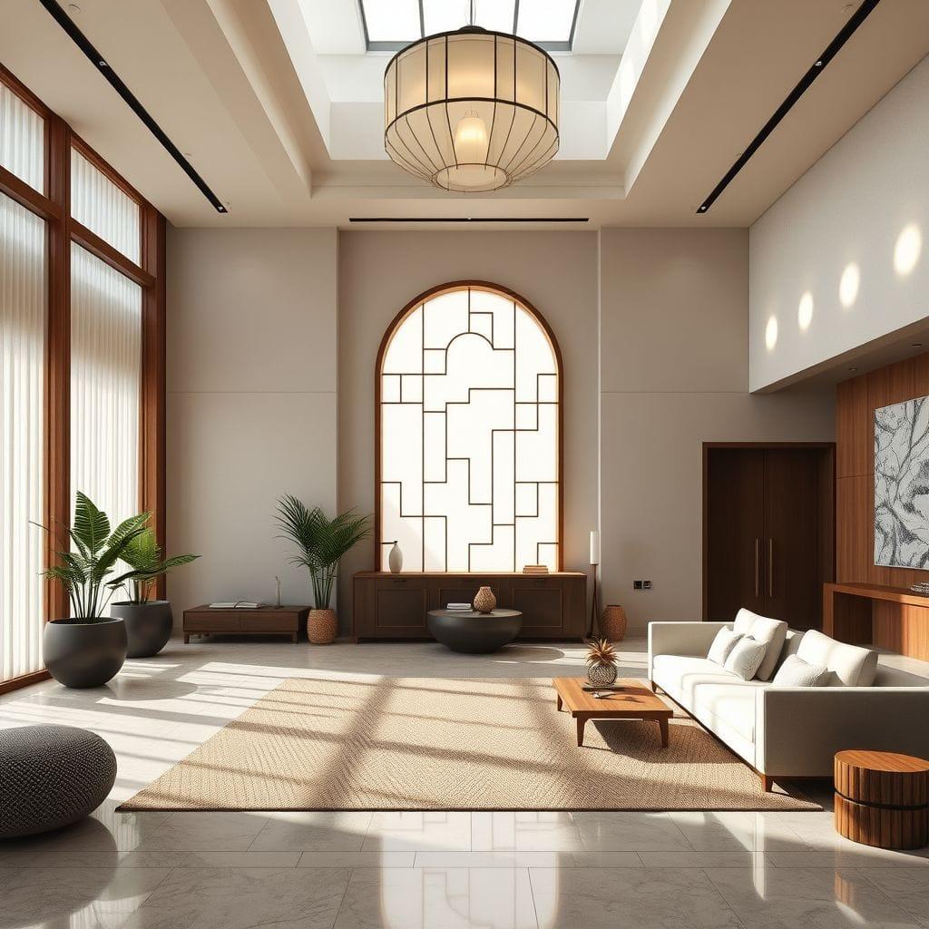 Zen Hotel Lobby design example 1