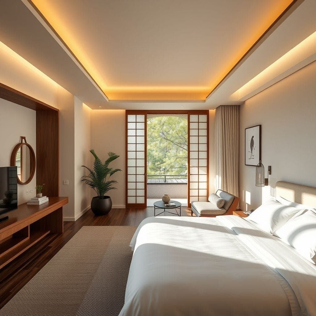 Zen Hotel Room design example 3