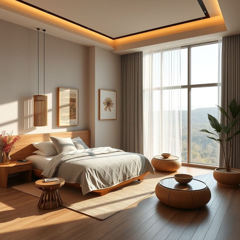 Zen Hotel Room design example 4