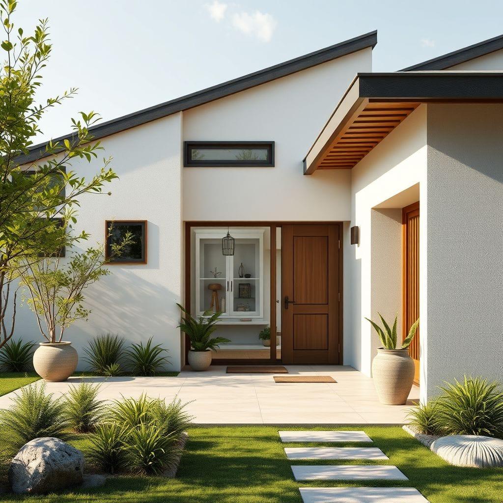 Zen House Exterior design example 1