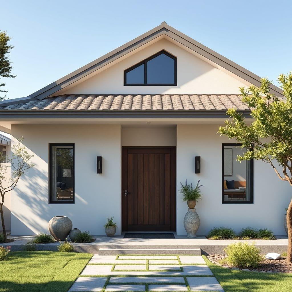 Zen House Exterior design example 3