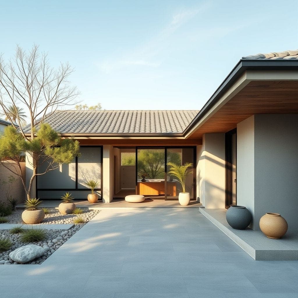 Zen House Exterior design example 4