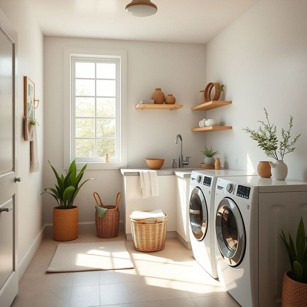 Zen Laundry Room design example 2