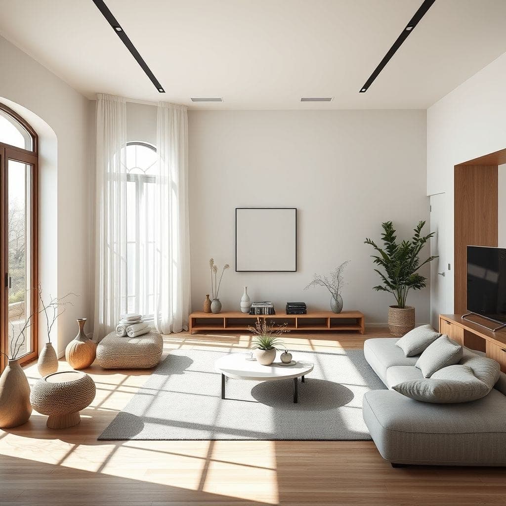 Zen Living Room design example 3
