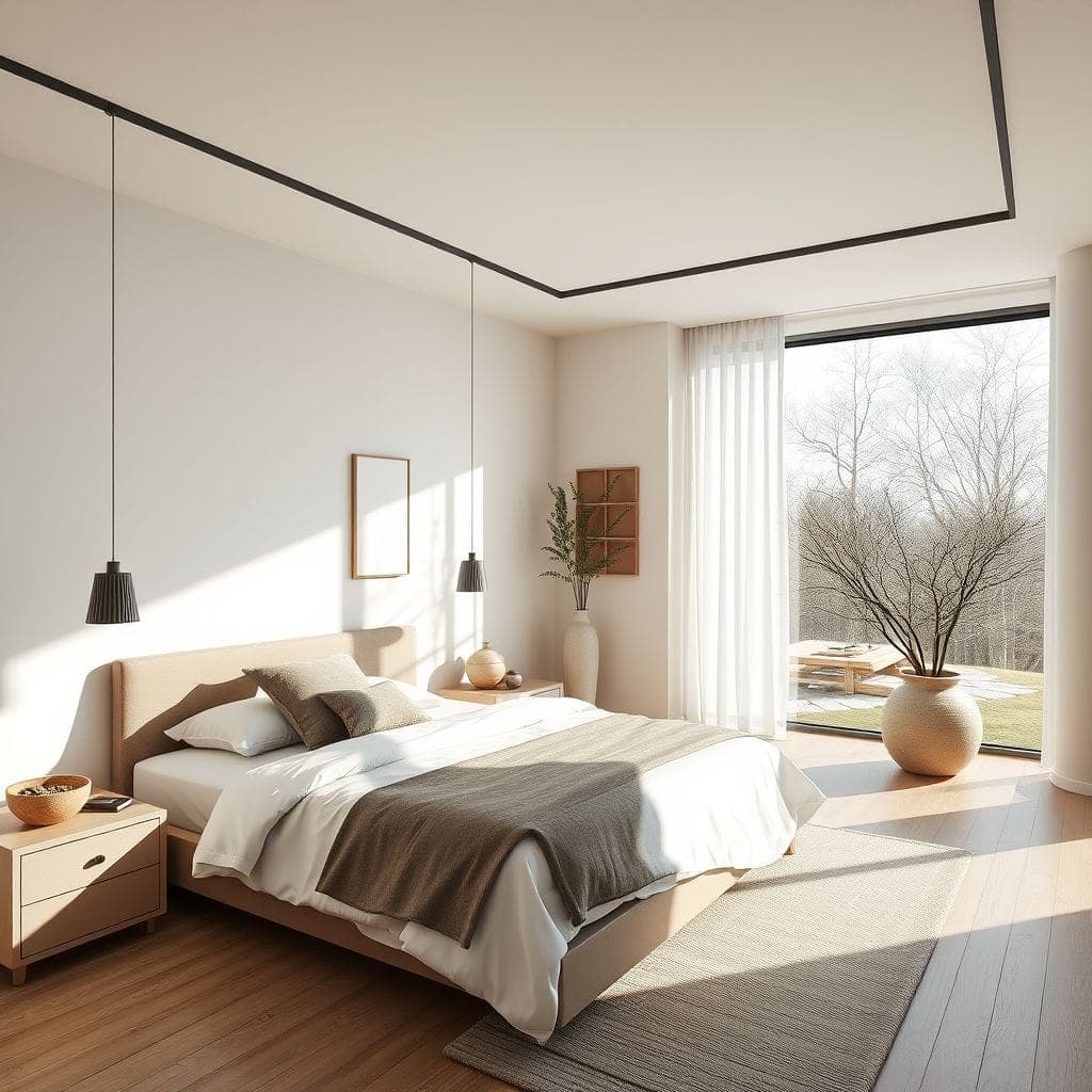 Zen Master Bedroom design example 1