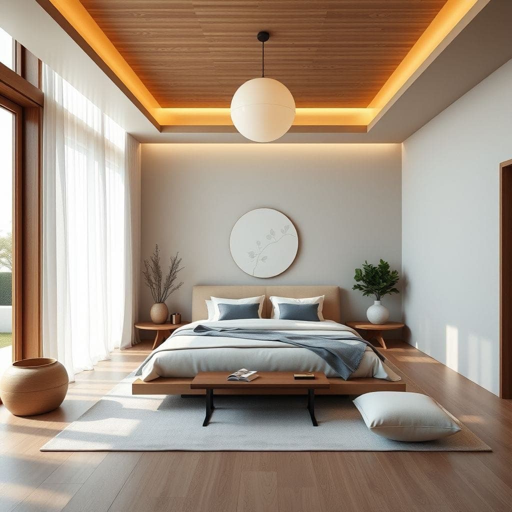 Zen Master Bedroom design example 2