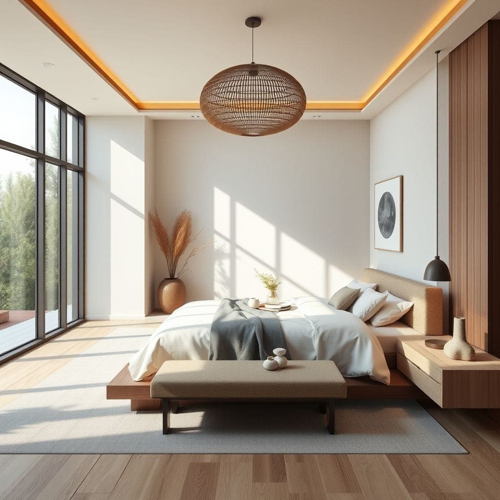 Zen Master Bedroom design example 4