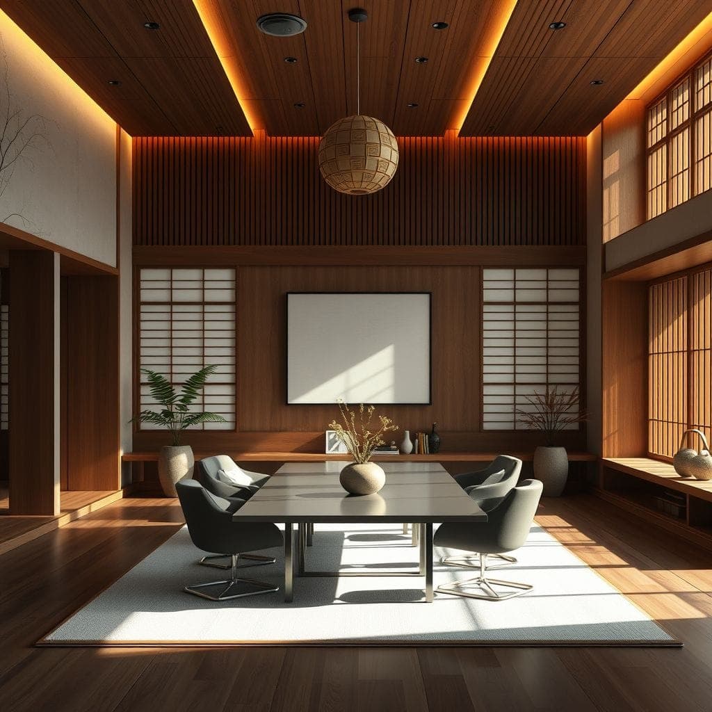 Zen Meeting Room design example 2