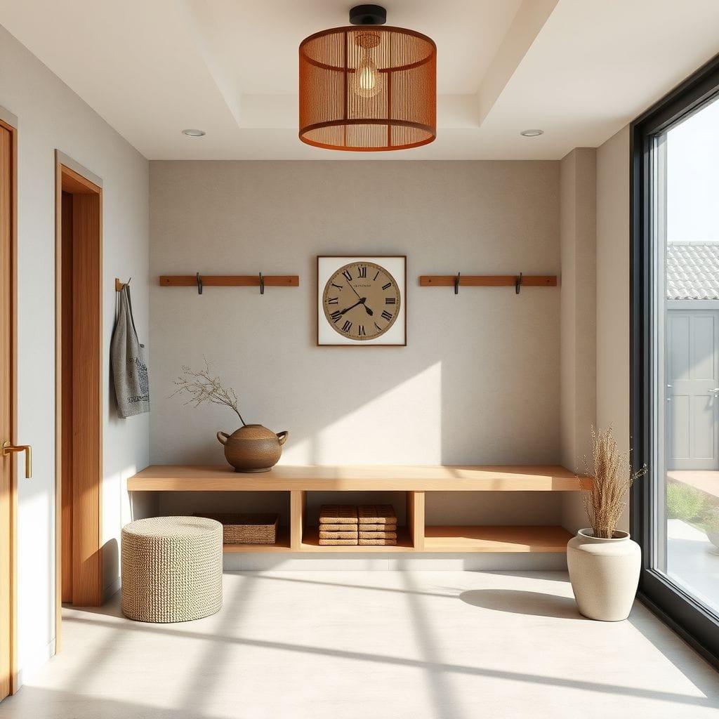 Zen Mudroom design example 1
