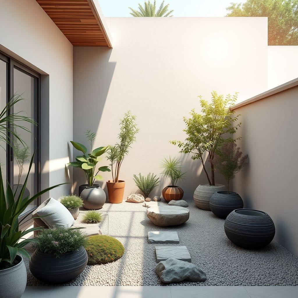 Zen Outdoor Garden design example 3