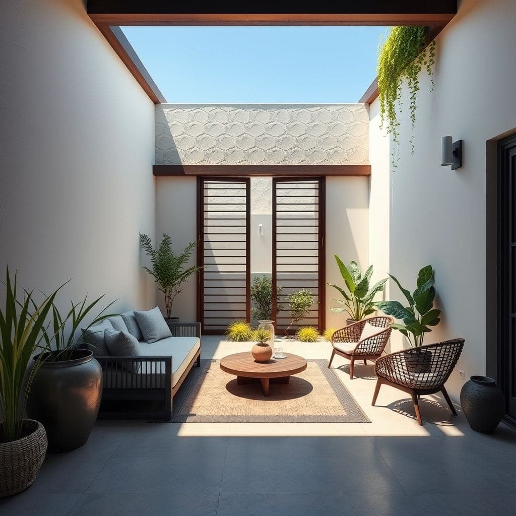 Zen Outdoor Patio design example 1