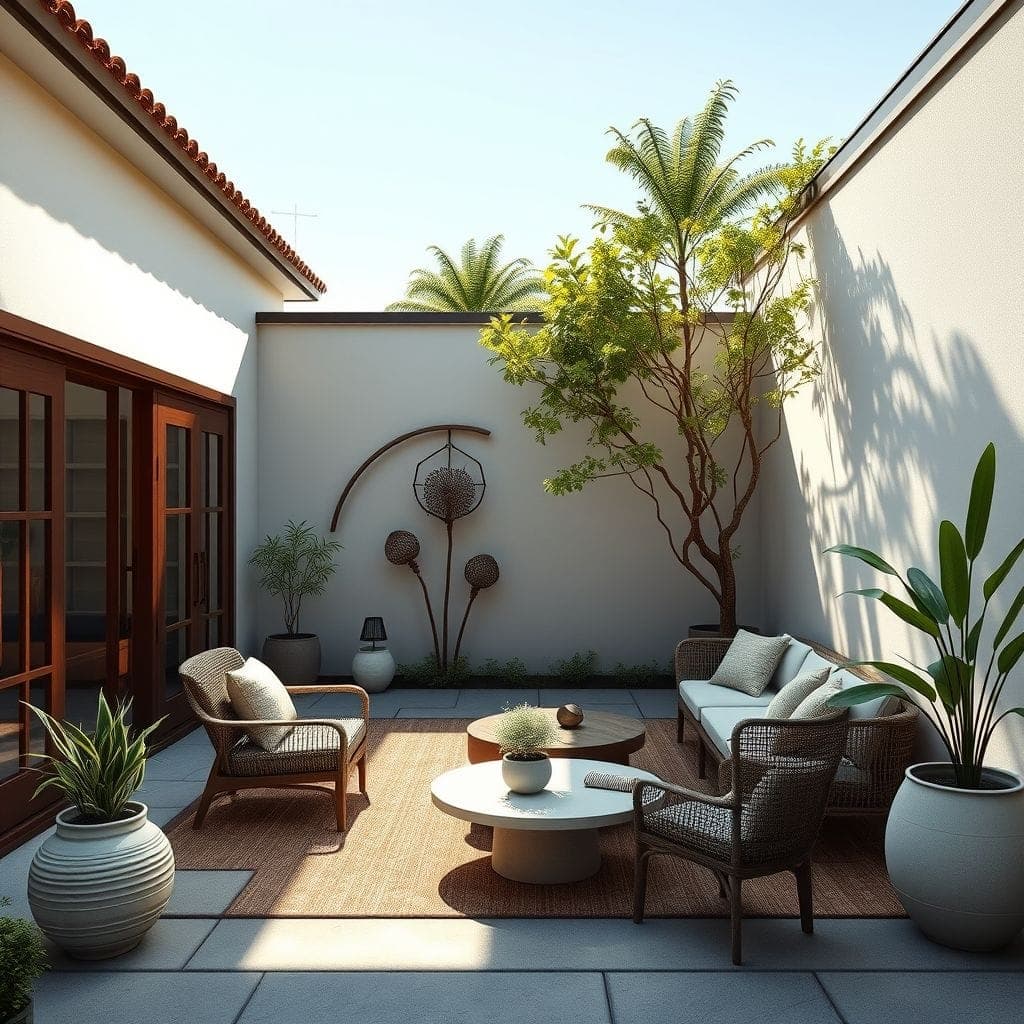 Zen Outdoor Patio design example 2