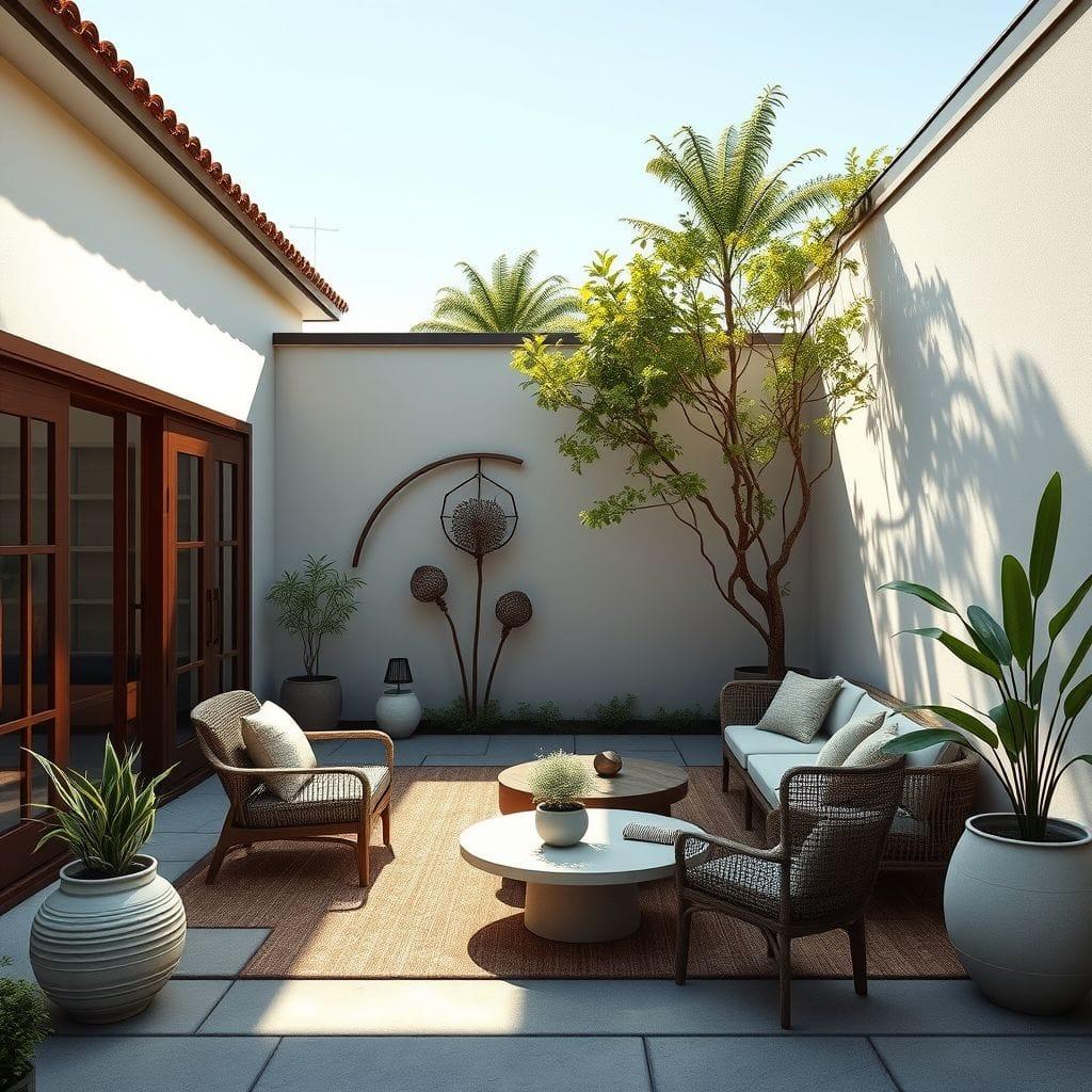 Zen Outdoor Patio design example 2