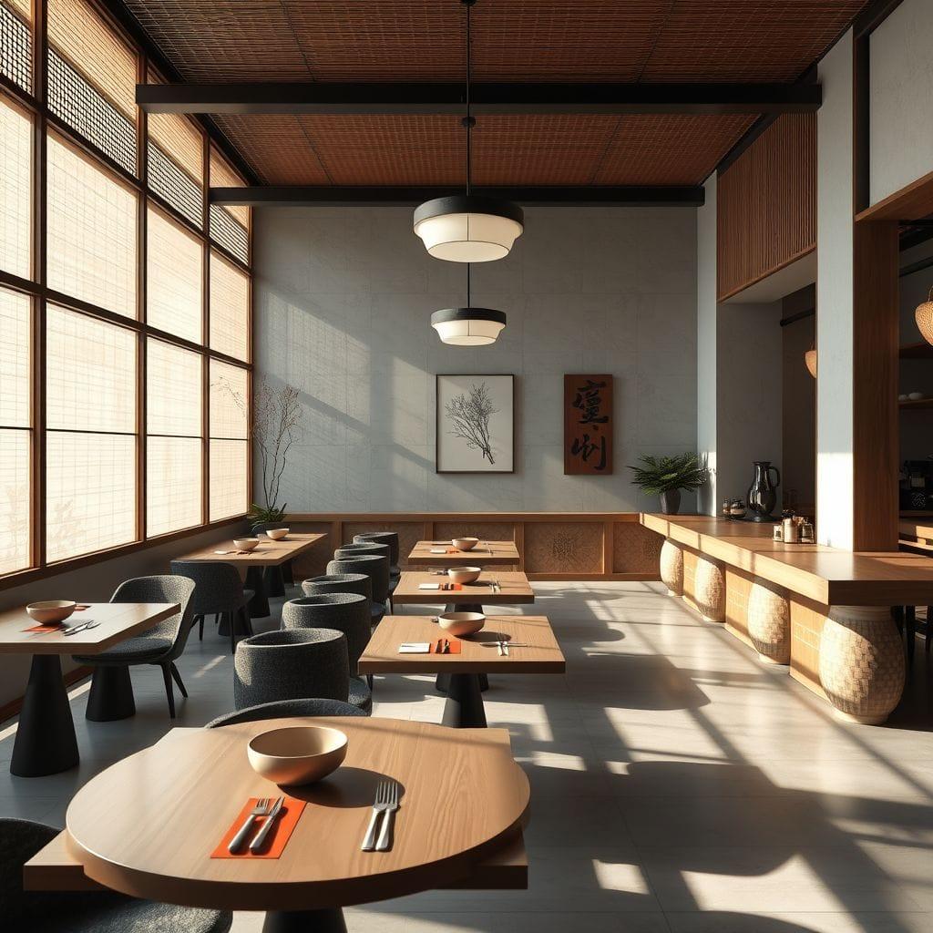 Zen Restaurant design example 1