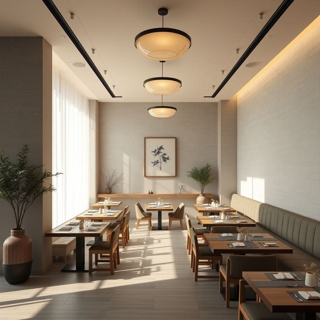 Zen Restaurant design example 2